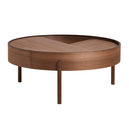 Arc salontafel 89 walnut