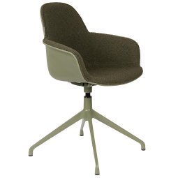 Albert Kuip Swivel stoel met armleuning green