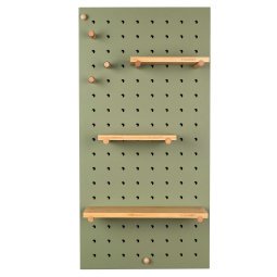 Pegboard Bundy wanddecoratie groen