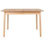 Glimps uitschuifbare tafel 120x80 natural