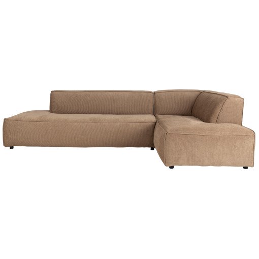 Fat Freddy bank met chaise longue rechts caramel