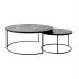  Tweedekansje - Nesting round salontafel set van 2 clear