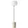 JWDA vloerlamp Travertine/Brushed Brass