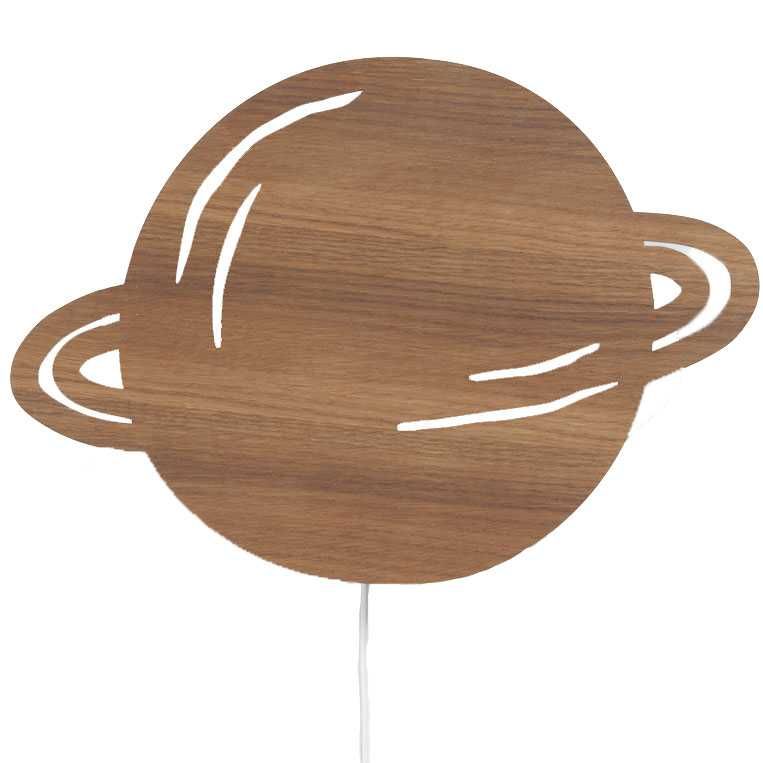 Ferm Living Planet Wandlamp Smoked Oak ferm living kopen in de aanbieding