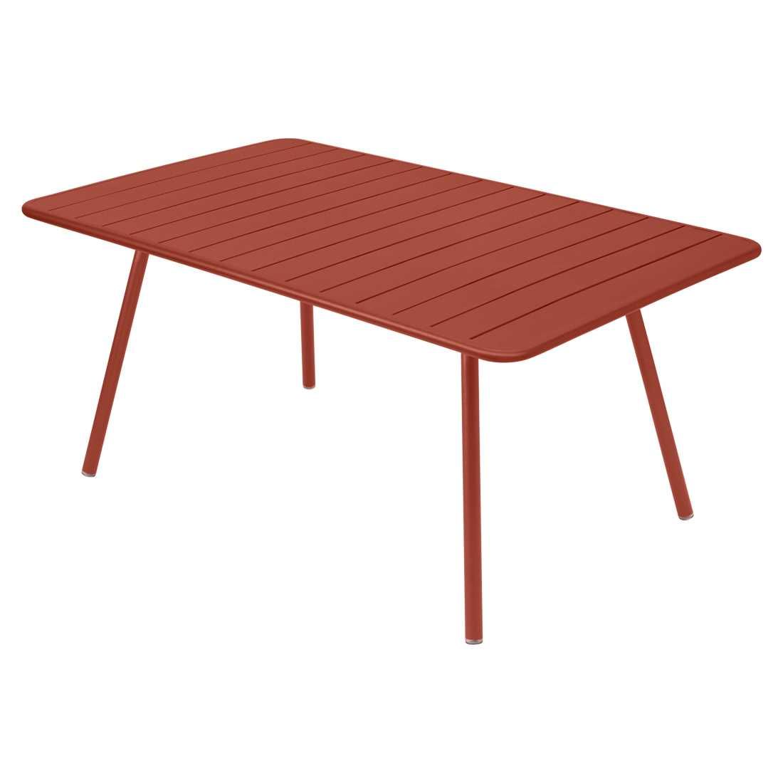 Fermob Luxembourg Tuintafel 165X100 Red Ochre fermob kopen in de aanbieding