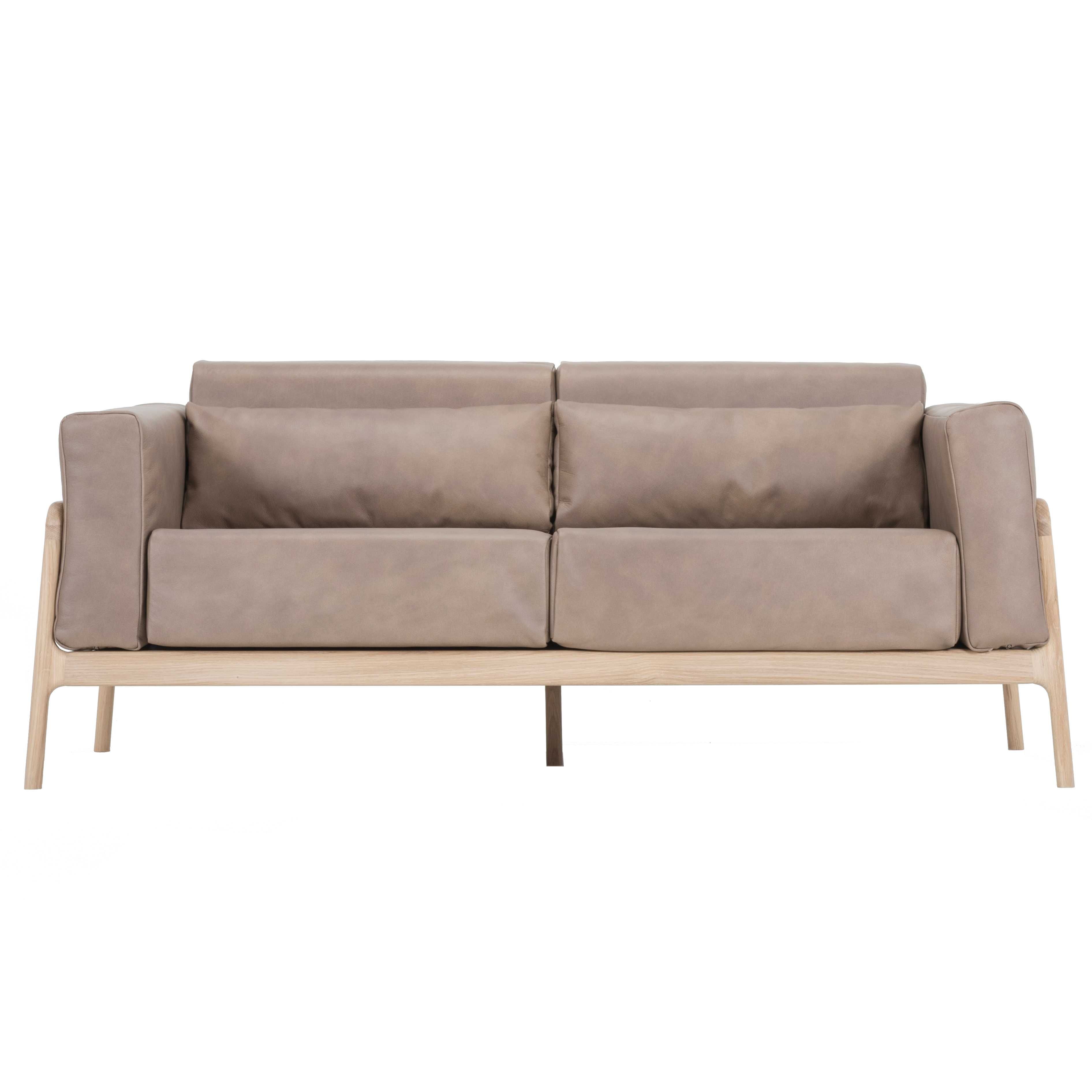 Gazzda Fawn Sofa 2 Zits Dakar Leather Stone gazzda kopen in de aanbieding Gazzda Fawn Sofa 2 Zits Dakar Leather Stone gazzda kopen in de aanbieding