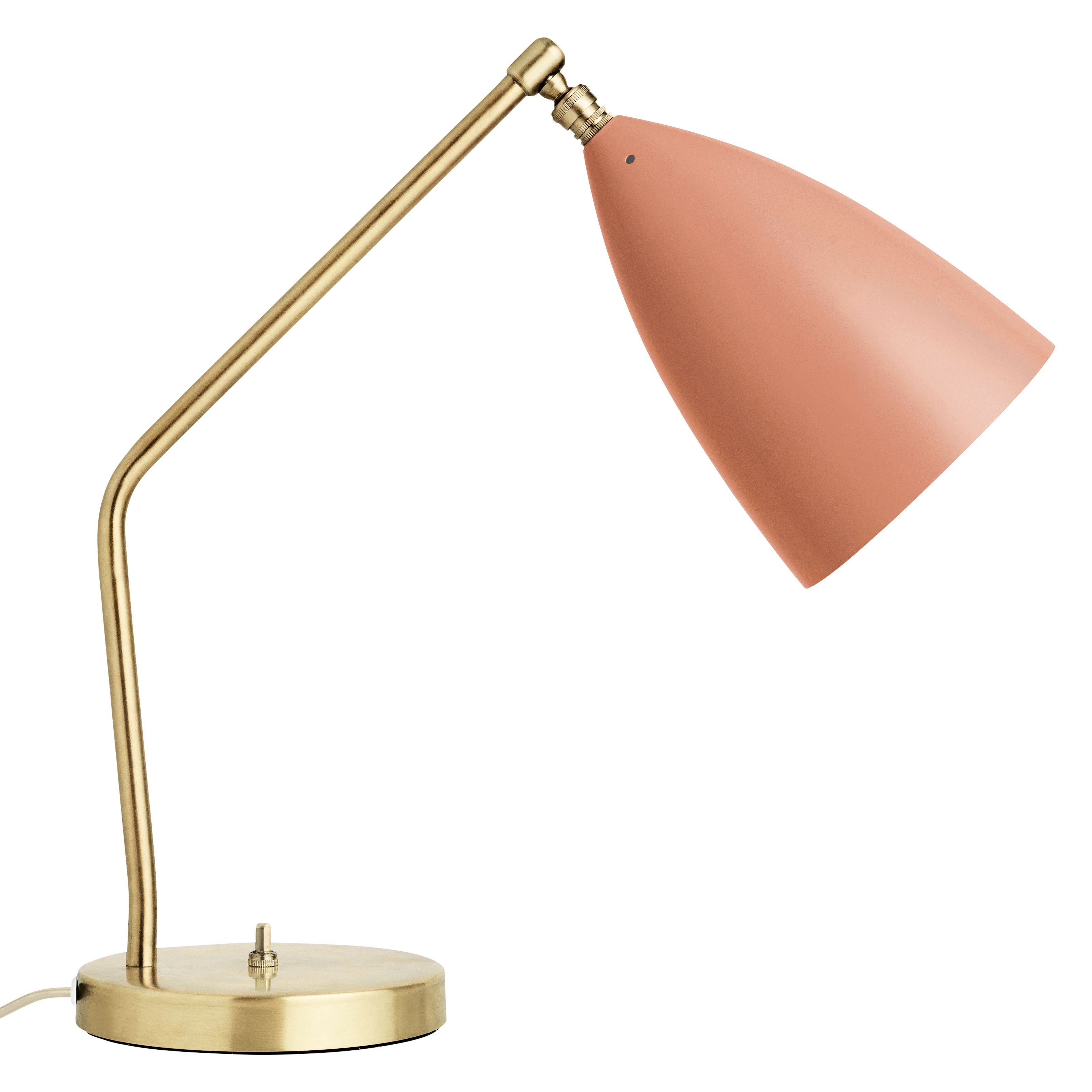 Gubi Grossman Grasshopper Bureaulamp Vintage Roodmessing gubi kopen in de aanbieding