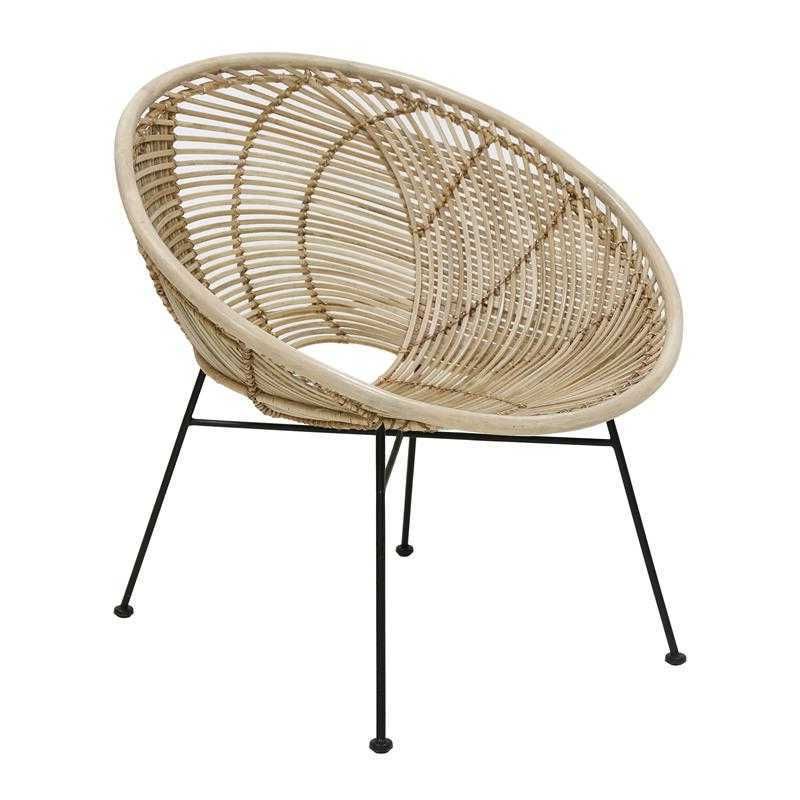 Hk Living Hkliving Rattan Ball Fauteuil hk living kopen in de aanbieding