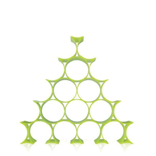 Kartell Infinity Wijnrek Geel Groen kartell kopen in de aanbieding