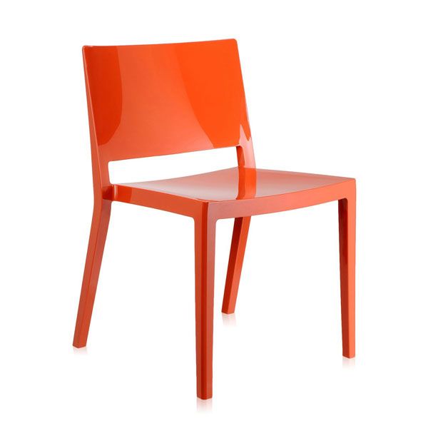 Kartell Lizz Stoel Oranje kartell kopen in de aanbieding