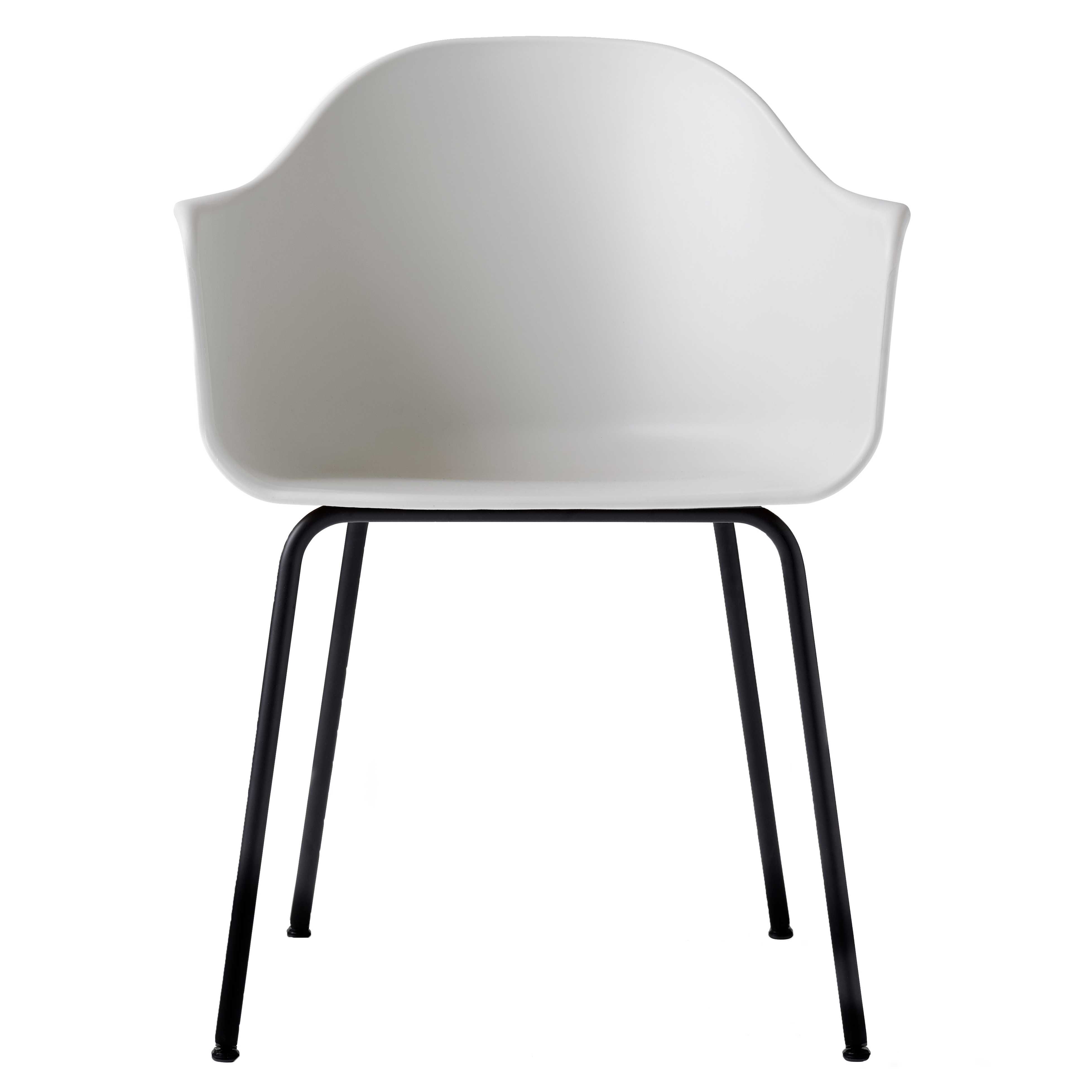 Menu Harbour Chair Stoel Lichtgrijs Met Onderstel Zwart Staal menu kopen in de aanbieding