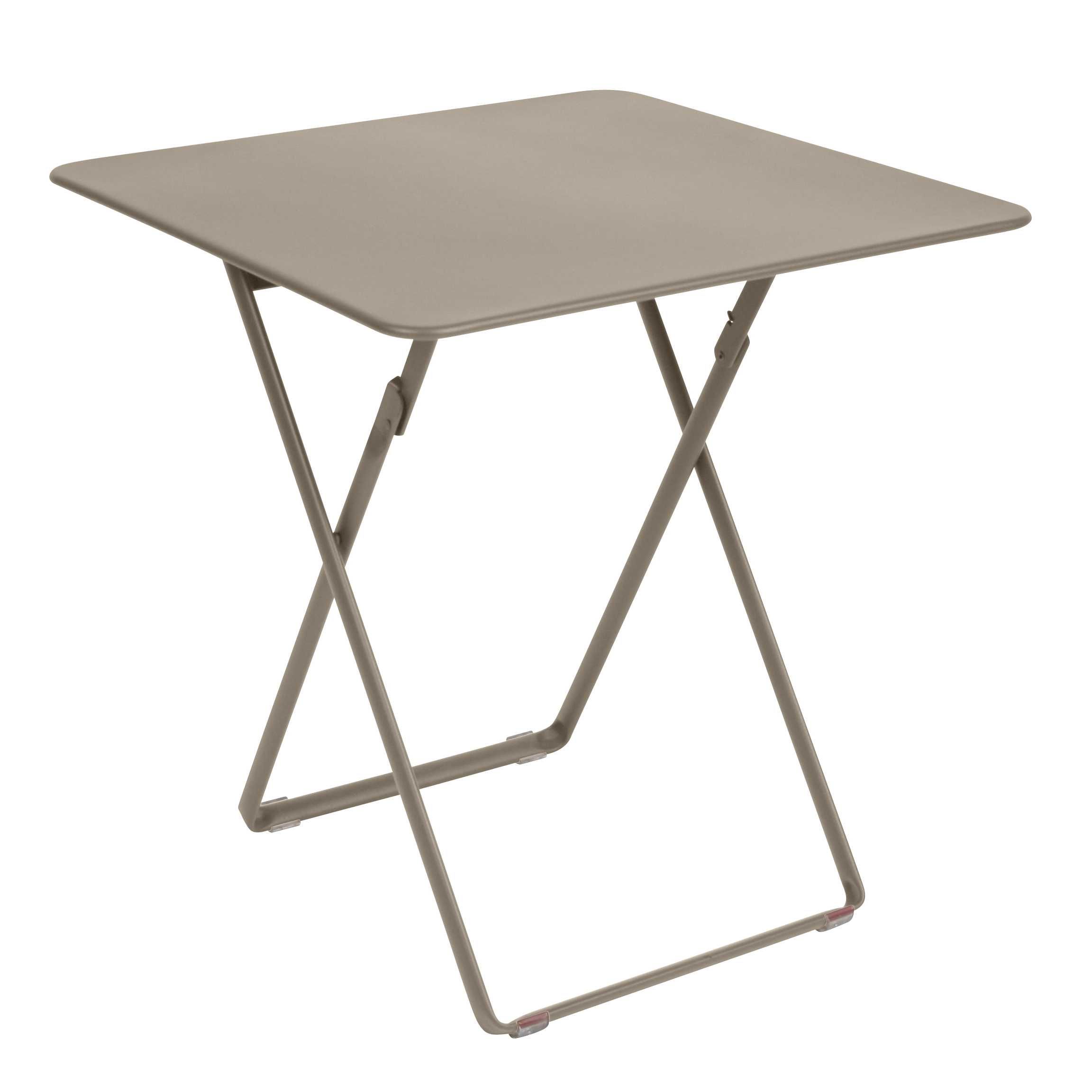 Fermob Plein Air Tuintafel 71X71 Nutmeg fermob kopen in de aanbieding