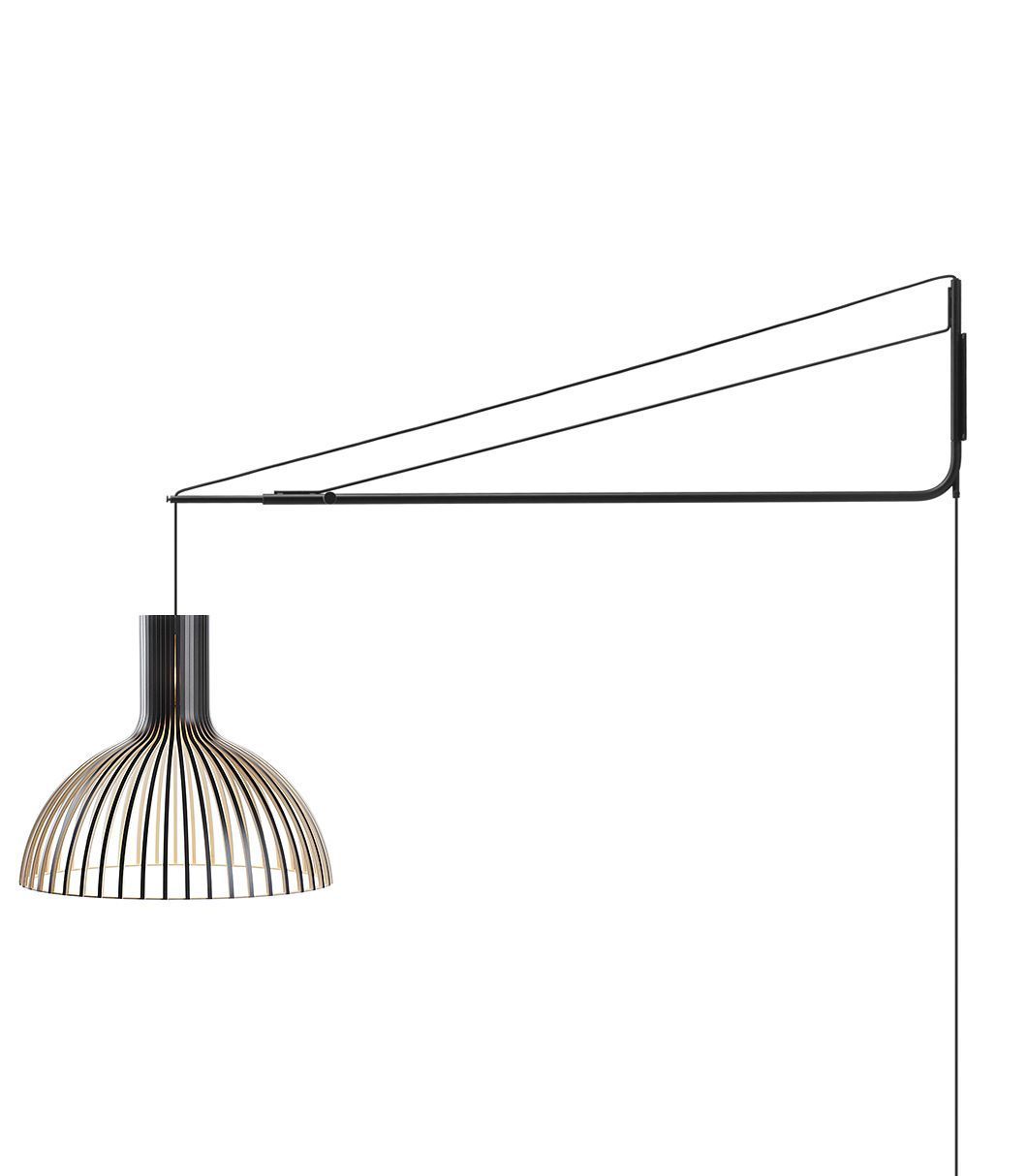 Secto Design Victo 4250 Hanglamp Led Met Zwarte Wandbeugel Zwart secto design kopen in de aanbieding Secto Design Victo 4250 Hanglamp Led Met Zwarte Wandbeugel Zwart secto design kopen in de aanbieding