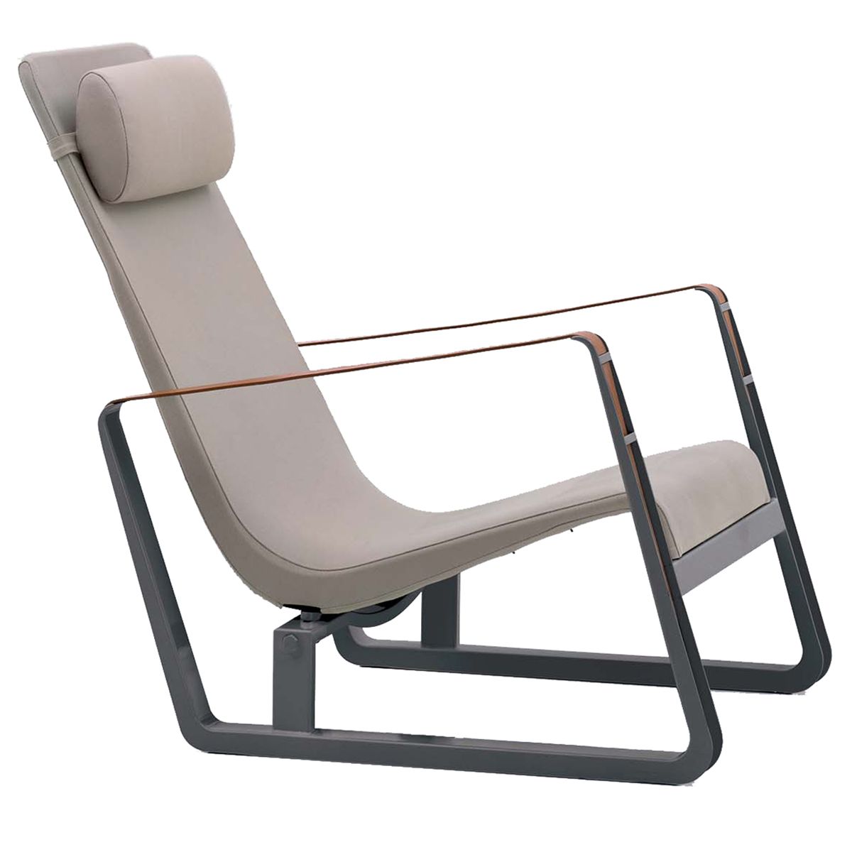 Vitra Cite Loungestoel Zwart Beige vitra kopen in de aanbieding