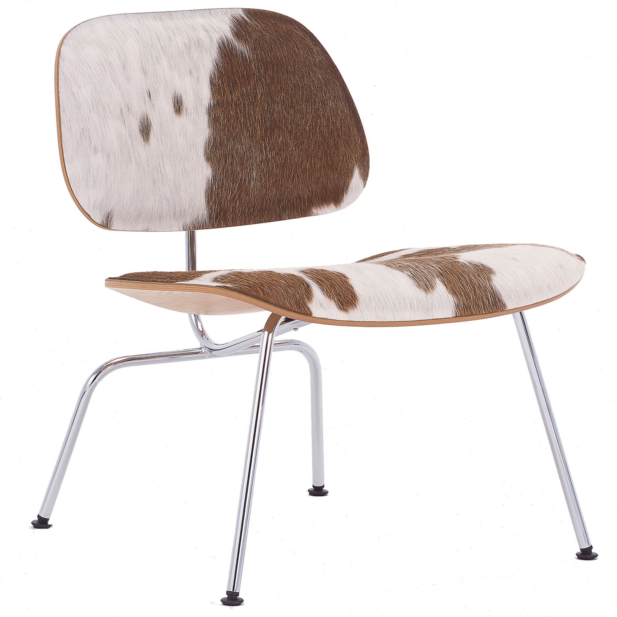 Vitra Lcm Calfs Skin Loungestoel Essen Naturel Vacht Bruinwit vitra kopen in de aanbieding
