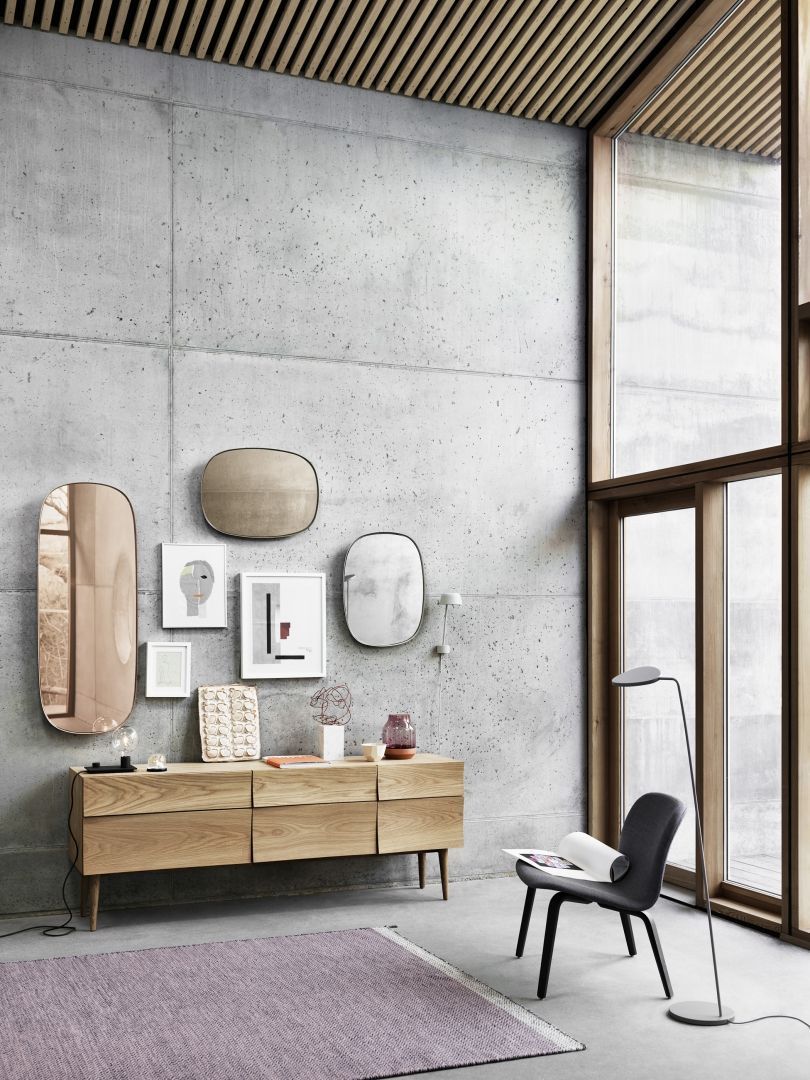 Woonkamer Woonkamer inspiratiefoto met Muuto Banken en stoelen