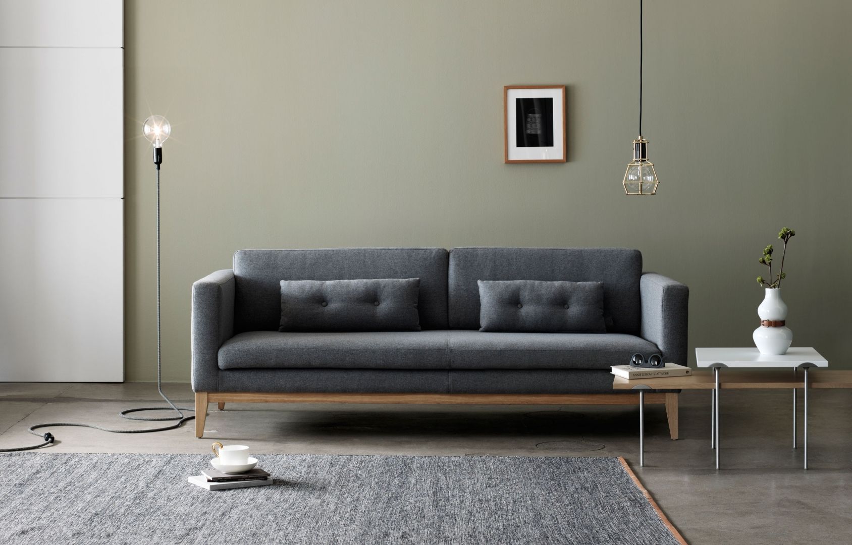 Woonkamer Woonkamer inspiratiefoto met Design House Stockholm Vloerlampen Outlet