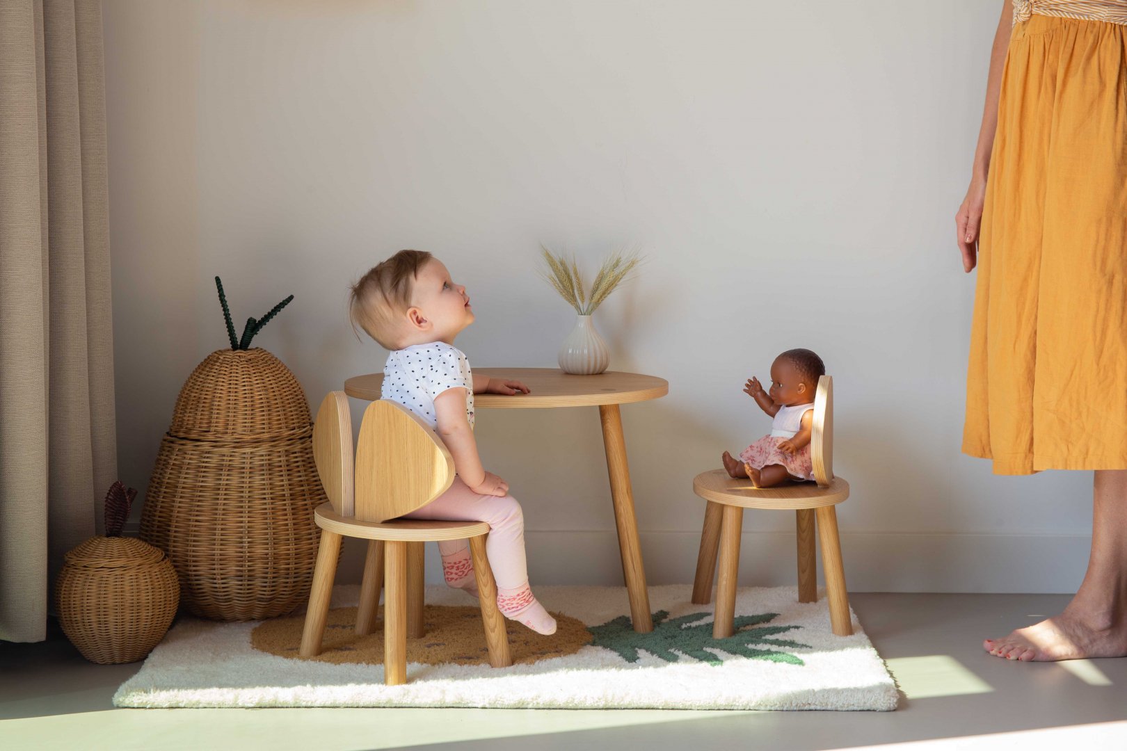 Kinderkamer Kinderkamer inspiratiefoto met Nofred Vloerkleden - Dupe