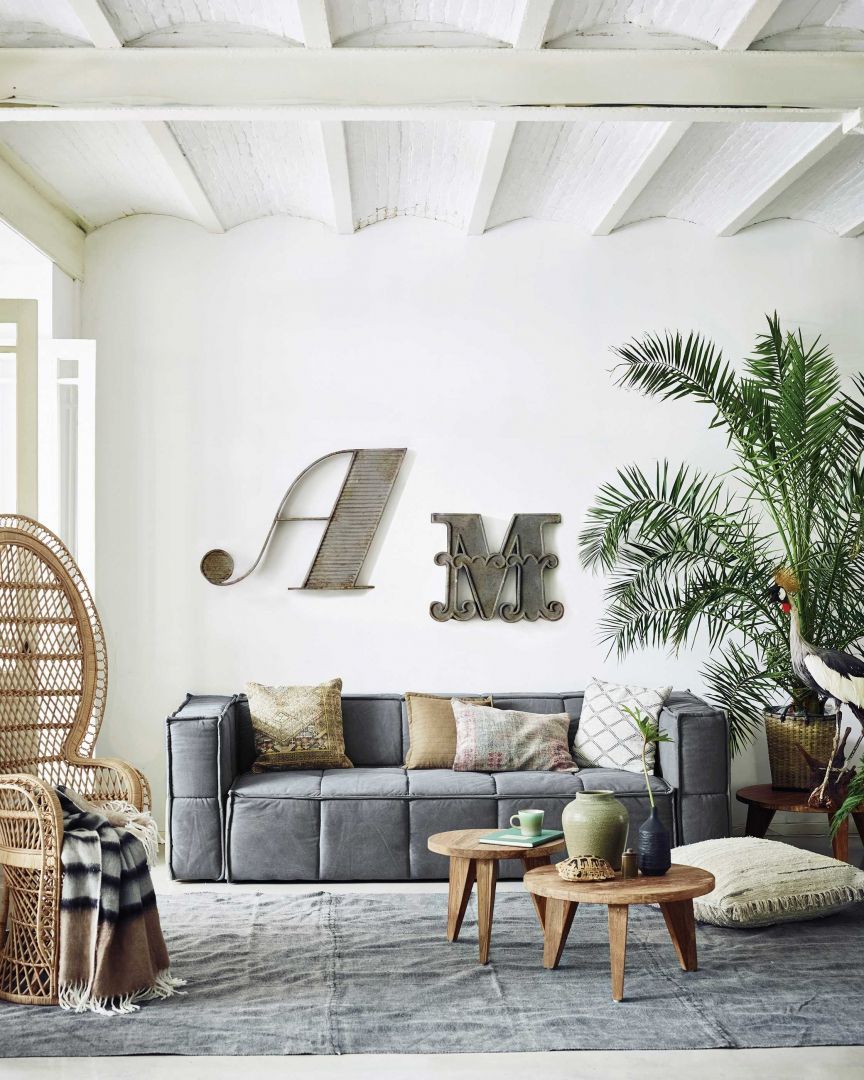 Woonkamer Woonkamer inspiratiefoto met HKliving