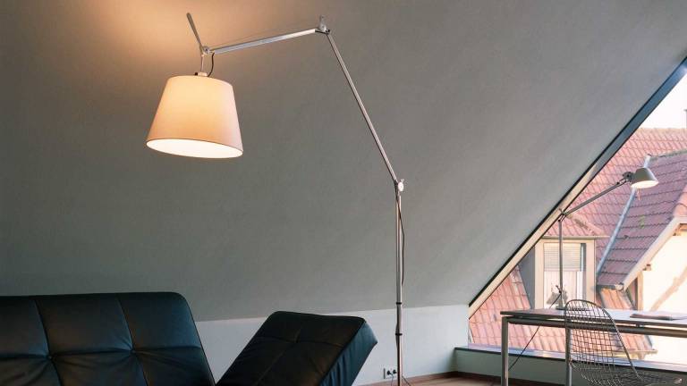 kleding stof Vast en zeker Nathaniel Ward Artemide Tolomeo Mega Terra booglamp LED 3000K snoerdimmer alu perkament 32  | Flinders