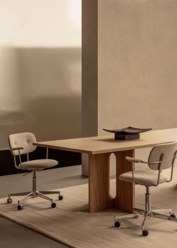 Co Task bureaustoel Sierra 1001 donker eiken/zwart