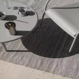 Kiva Outdoor vloerkleed 140x200 Zinc Melange