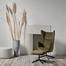 Combo bloempot Ø39 H64 grijs cement