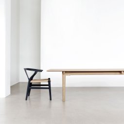CH24 Wishbone stoel Colours Natural Black