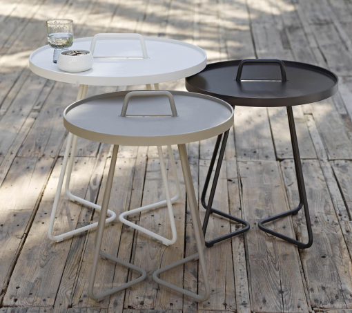 On-the-move bijzettafel L Ø52 wit