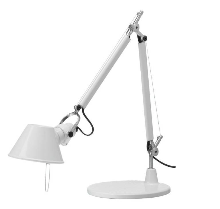 doos Stijg sextant Artemide Tolomeo Mini bureaulamp retrofit wit | Flinders