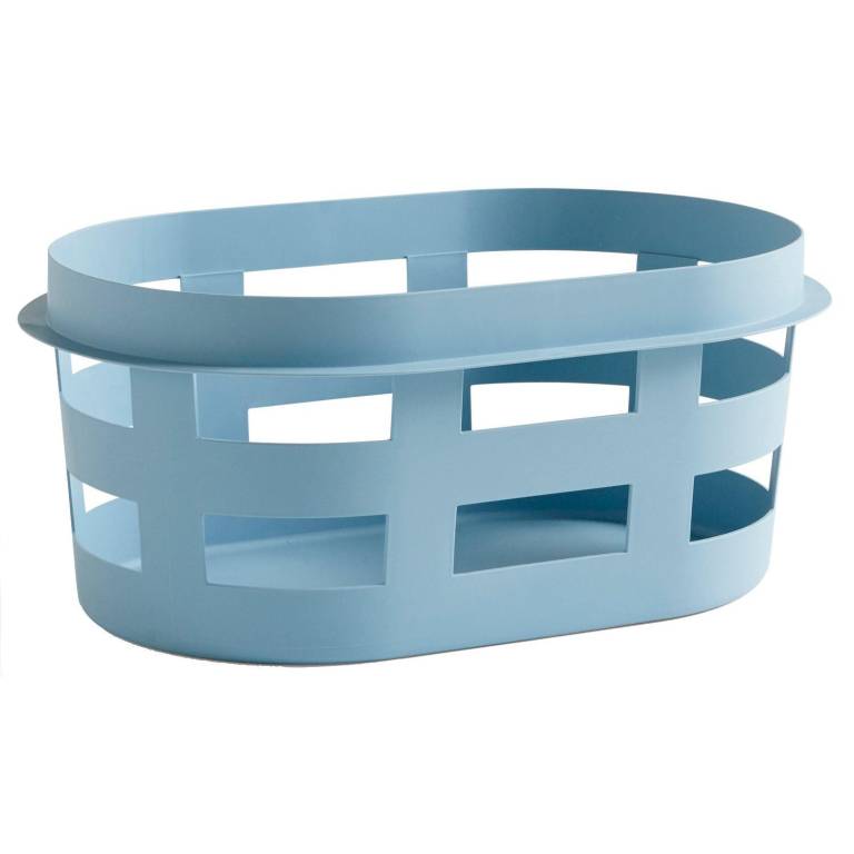 sigaar catalogus professioneel Hay Laundry Basket wasmand S soft blue | Flinders