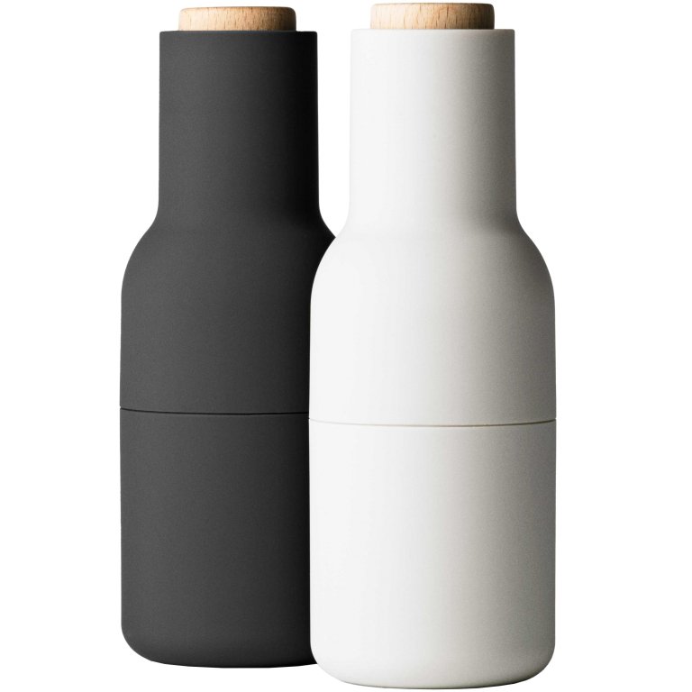 Audo Copenhagen Bottle Grinder peper- en Ash/Carbon beuken Flinders