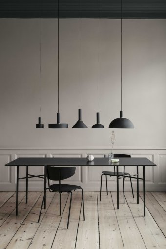 Record hanglamp Ø30 klein zwart