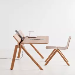 Copenhague CPH190 bureau 150x70, gelakt eiken