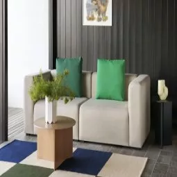 Slit Wood bijzettafel 45 gelakt walnoot