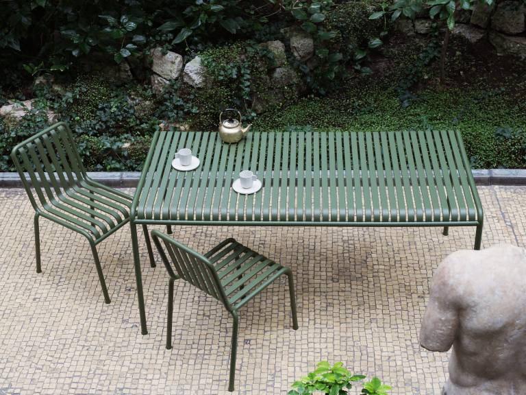 Sentimenteel meerderheid Proficiat Hay Palissade tuinset 170x90 tafel + 4 stoelen (armchair) | Flinders