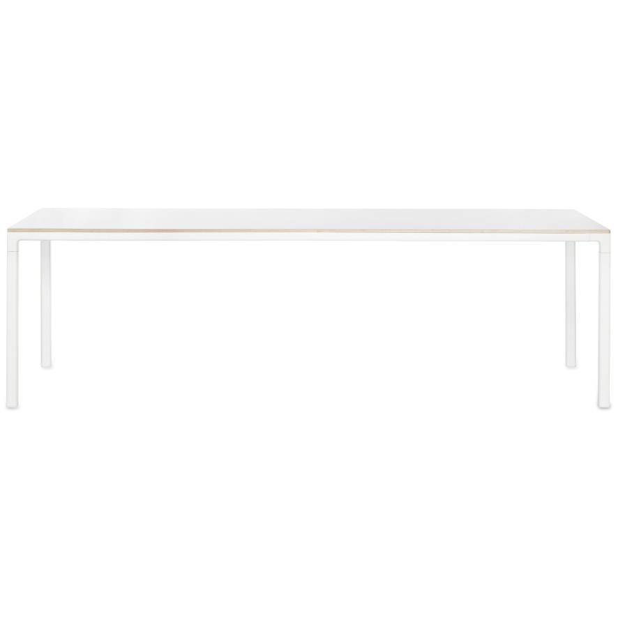 bruid beweging ei Hay Table T12 tafel rechte hoeken - frame: wit - top: wit laminaat -  160x80x74 | Flinders