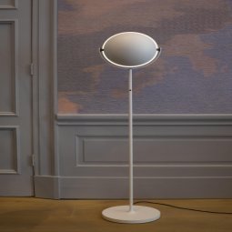Eclips vloerlamp LED wit