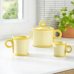 Loop espresso mok set van 2 groen