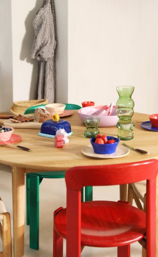 Sketch botervloot blauw