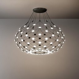 Mesh hanglamp Ø80 LED 1m snoer draadloze bediening