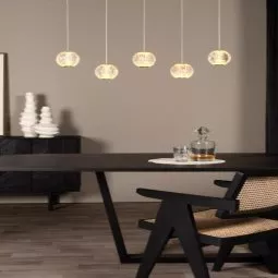 Cintra 5 cluster hanglamp LED lineair transparant