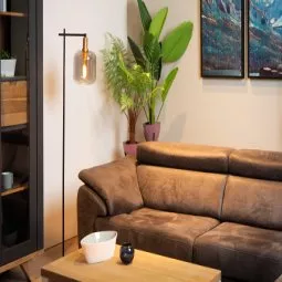 Joanet vloerlamp fumé