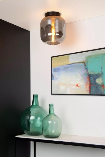 Joanet plafondlamp Ø25 fumé