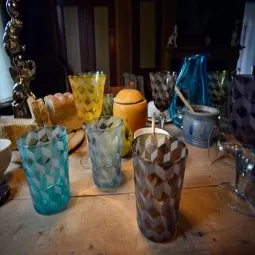 Multicolour Blocks glas set van 6