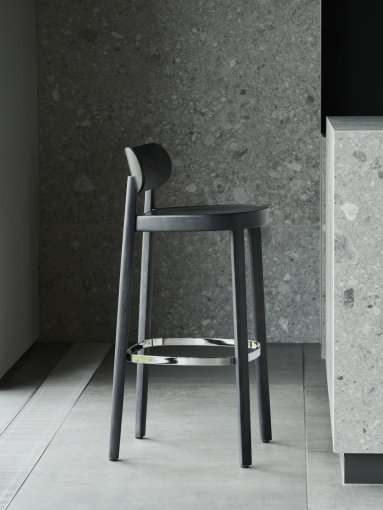 118 MH barkruk 75cm zwart