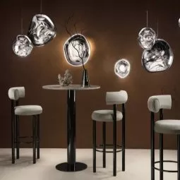 Melt hanglamp Ø50 LED goud