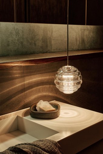 Press Sphere Mini hanglamp LED Ø14 transparant